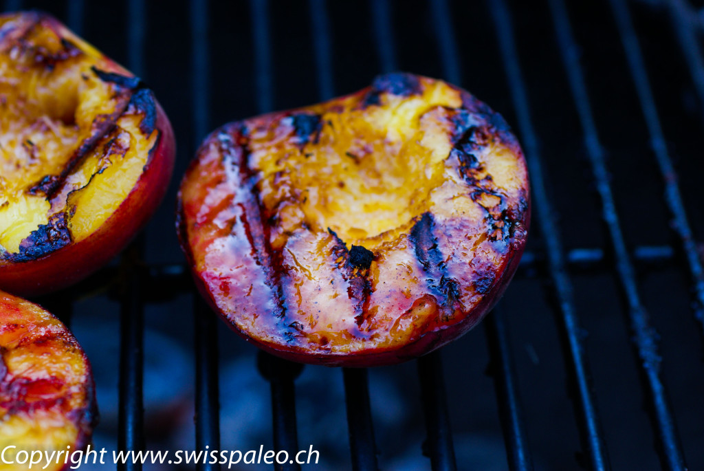 Grilled peaches are like instant pie