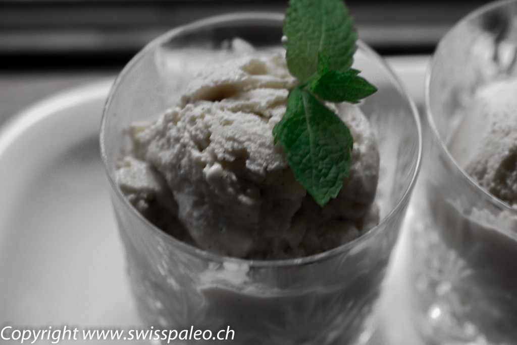 Creamy vanilla ice cream