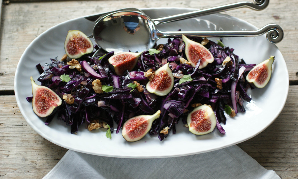 Red cabbage and figs