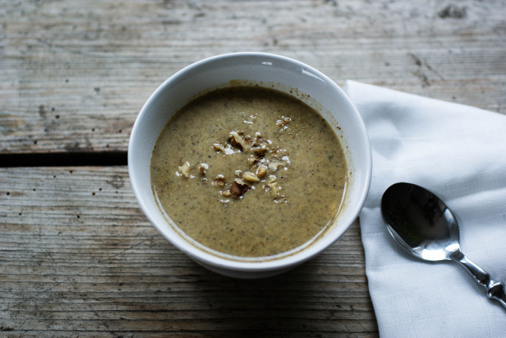 Roast Broccoli and Spinach Soup