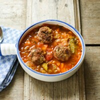 Meatball Cabbage Soup