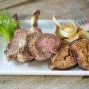 Roasted Rack of Lamb with Figs and Fennel