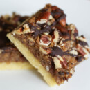 Chocolate Pecan Pie Bars and a Dinner Guest